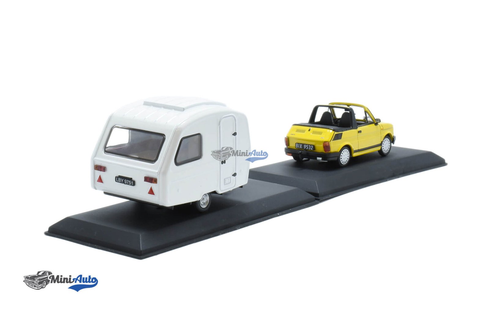Fiat 126P Bosmal Cabriolet With Niewiadow N126 - 1973 - Yellow/White - Image 2