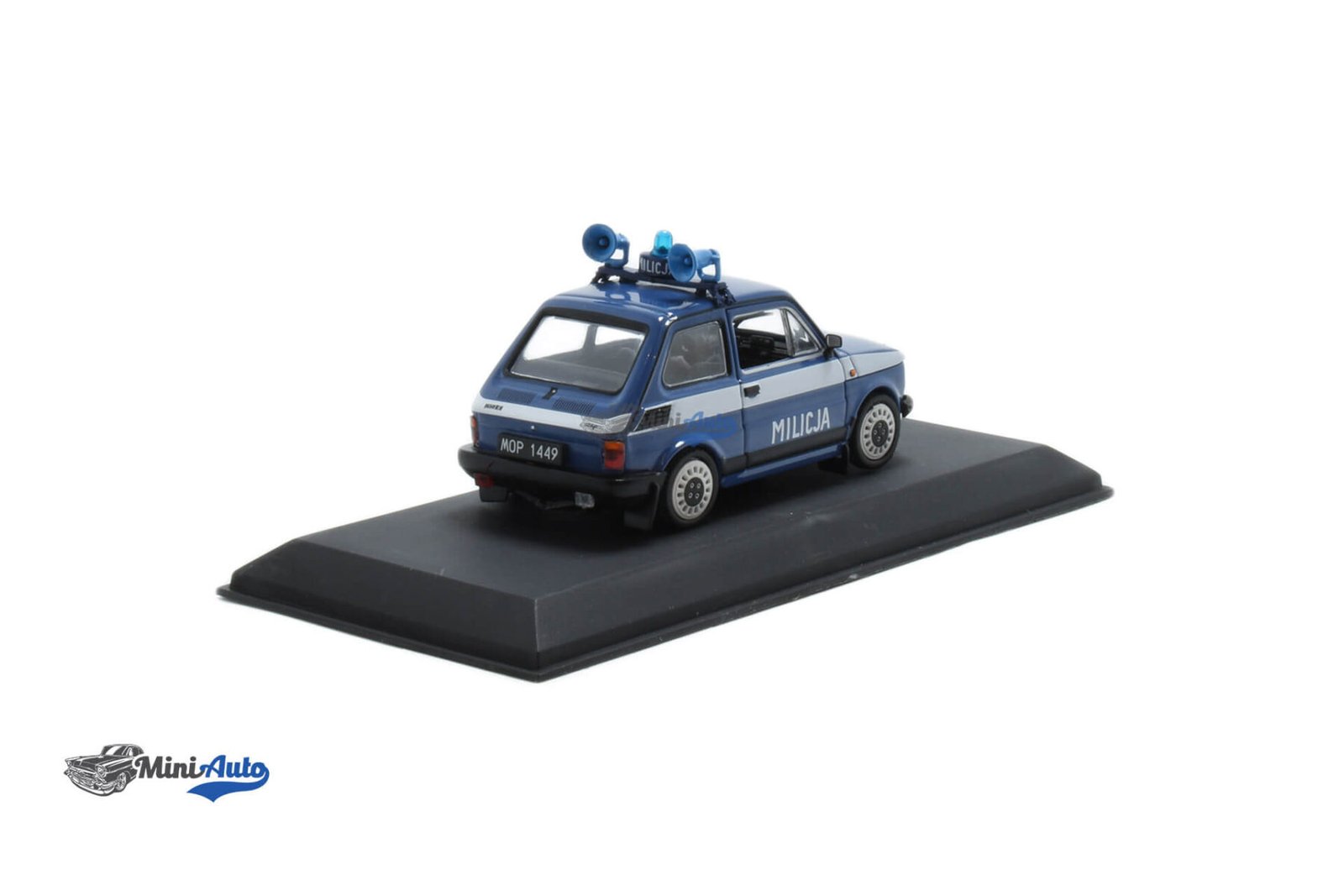 Fiat 126P Milicja - 1984 - Blue - Image 2