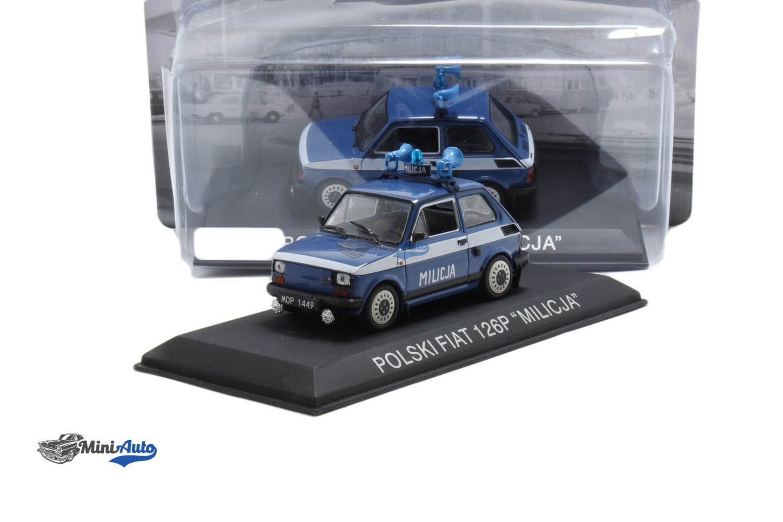 Fiat 126P Milicja - 1984 - Blue - Image 4