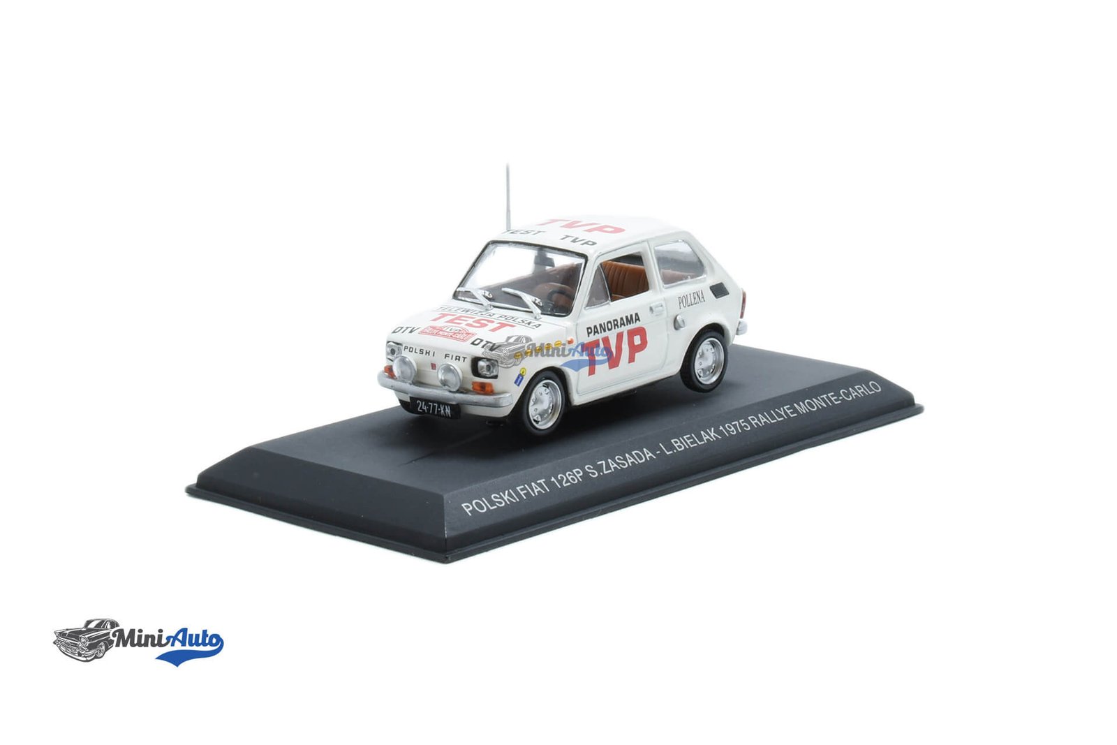 NOVFIAT9---Fiat-126P-N0-Rally-Monte-Carlo---1975---White_1 Fiat 126P N0 Rally Monte Carlo - 1975 - White - Image 1