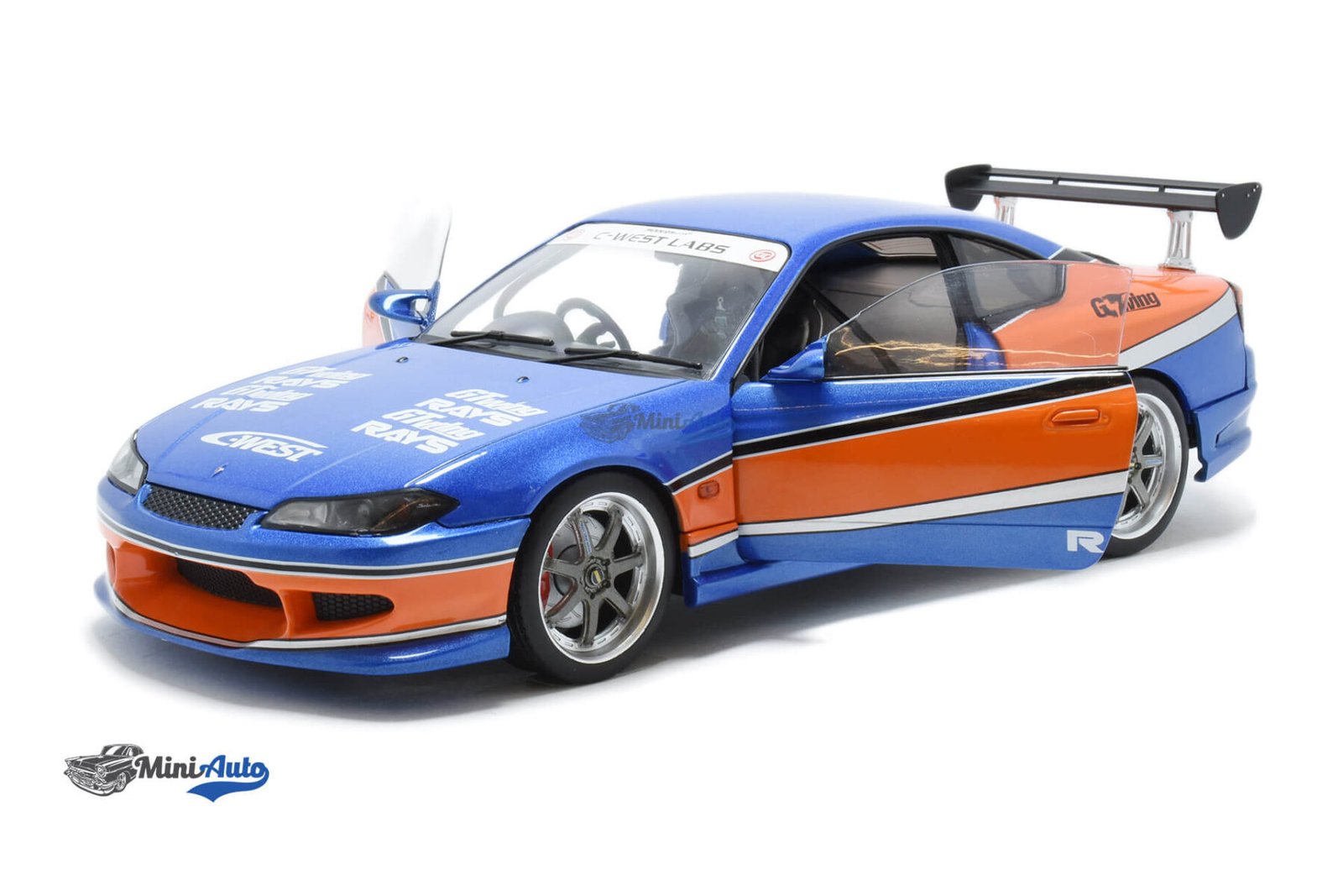 Nissan Silvia S15 Spec-S Mona Lisa F&F Tokyo Drift - 2006 - Blue - Image 2