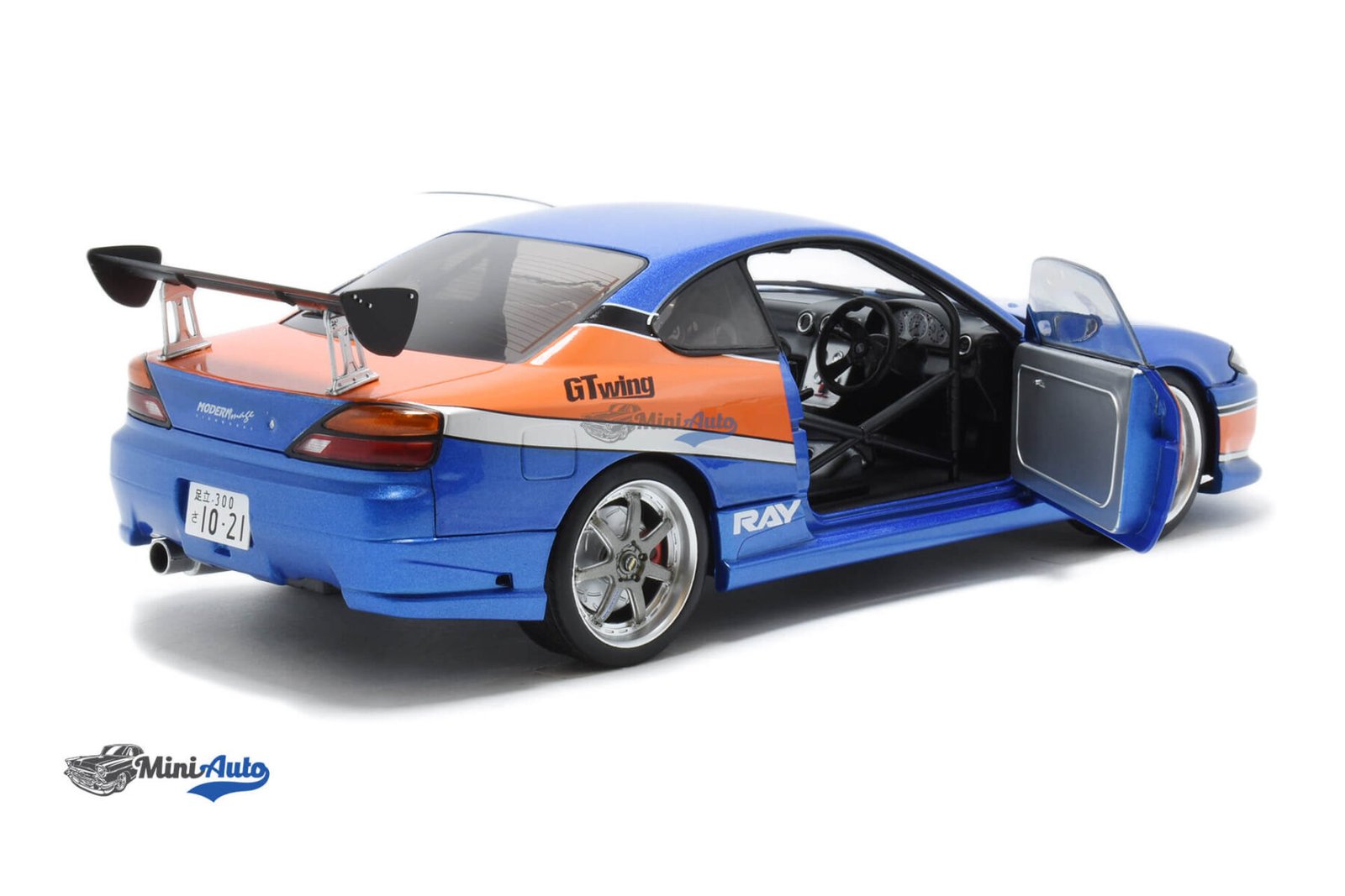 Nissan Silvia S15 Spec-S Mona Lisa F&F Tokyo Drift - 2006 - Blue - Image 4