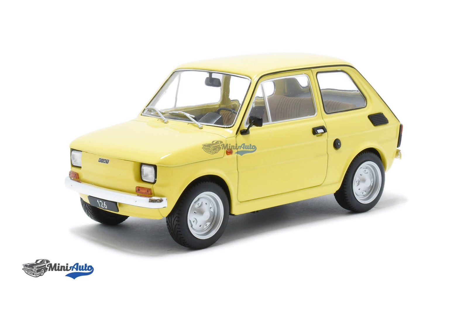 MCG18667---Fiat-126---1972---Yellow_1 Fiat 126 - 1972 - Yellow - Image 1